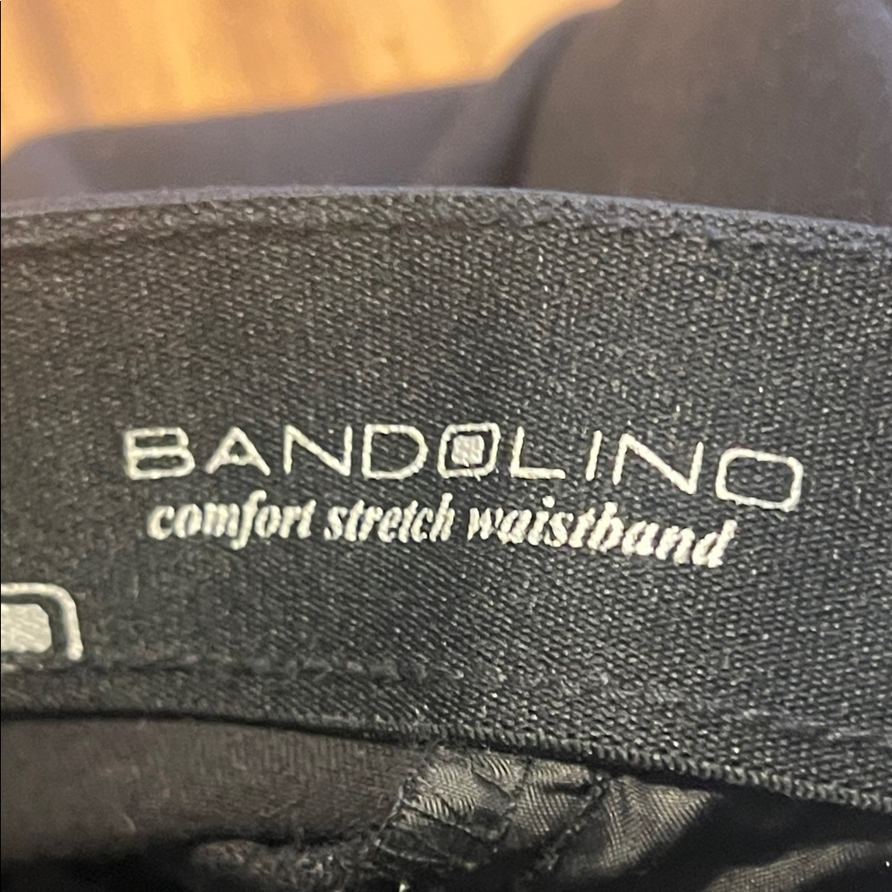Sz 10 Bandolino Black Comfort Stretch waistband black trousers Pants - Picture 7 of 7